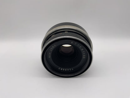 Carl Zeiss 50mm 1:2.8 Objektiv Tessar aus Jena Kamera Camera Lens (M42)