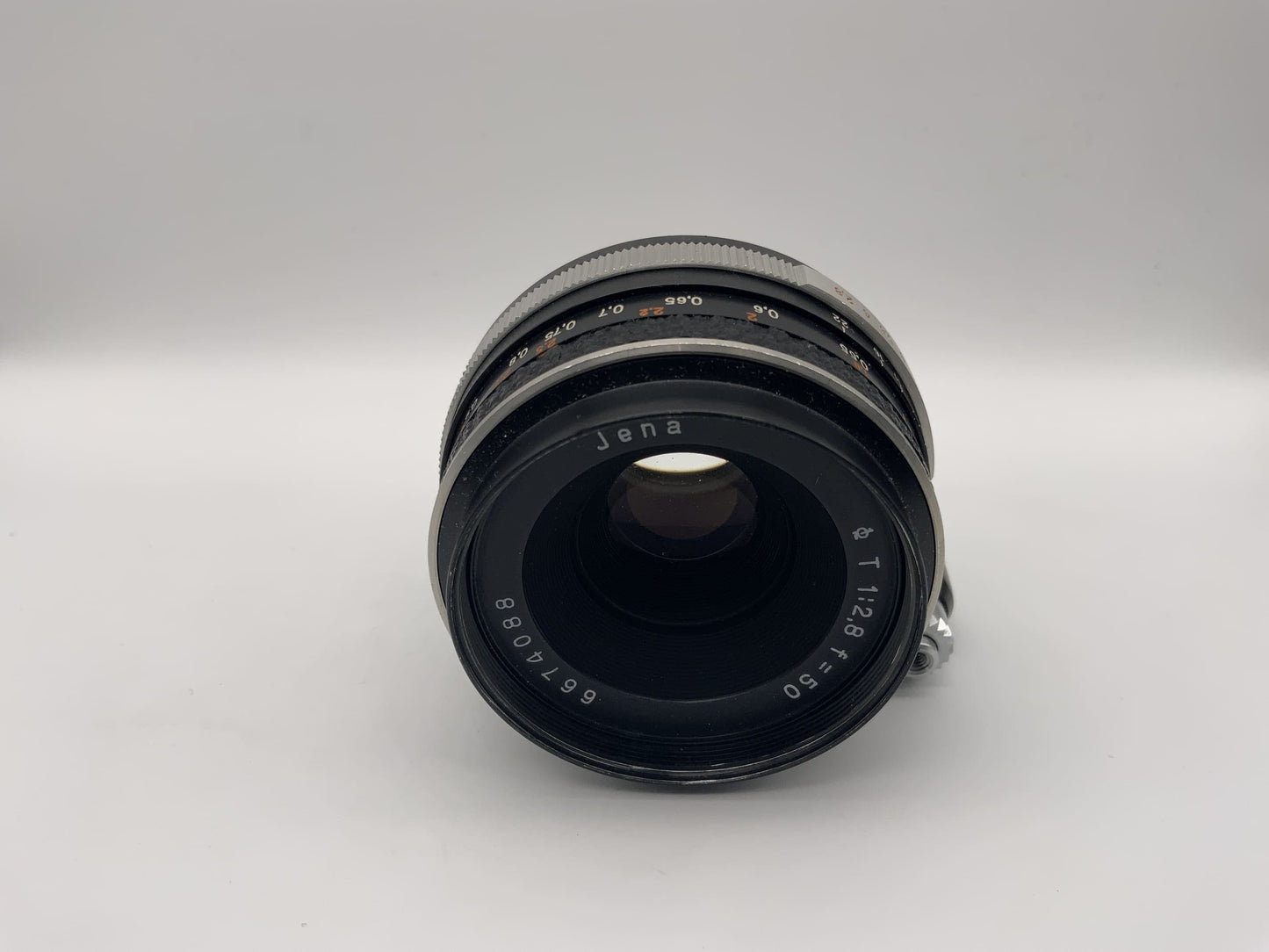 Carl Zeiss 50mm 1:2.8 Objektiv  aus Jena Tessar Kamera Lens (Exa)