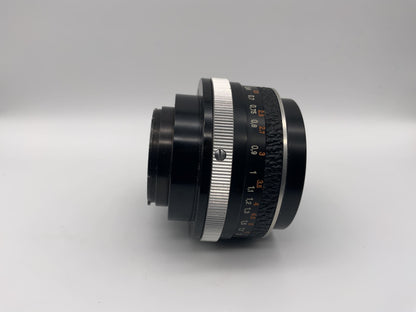 Carl Zeiss 50mm 1:2.8 Objektiv  aus Jena Tessar Kamera Lens (Exa)