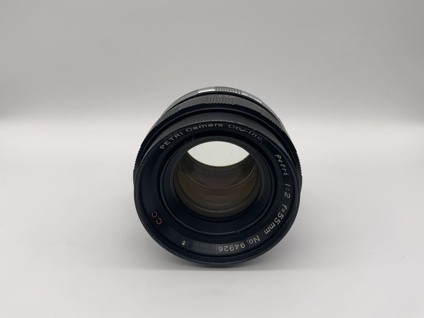 Petri 55mm 1:2 Objektiv  red C.C Kamera Lens (Petri Bajonett)