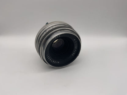 Carl Zeiss 50mm 1:2.8 Objektiv  Tessar aus Jena Kamera Lens (Praktina)