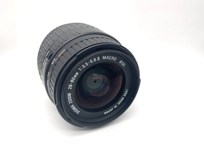 Sigma 28-80mm 1:3.5-5.6 Objektiv  II Macro Zoom Aspherical Lens (Nikon AF)