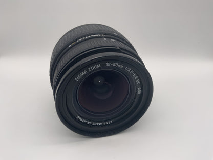 Sigma 18-50mm 1:3.5-5.6 DC Objektiv  Zoom DC Kamera Lens (Nikon AF)