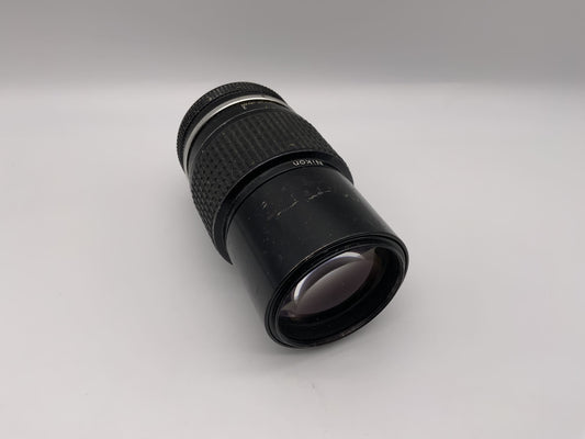 Nikon 200mm 1:4 Objektiv Nikkor   Kamera Camera Lens (Nikon F)