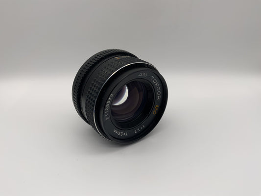 Topcor 55mm 1:1.7 Objektiv AM MC Multi Coated Kamera Camera Lens (Pentax K)