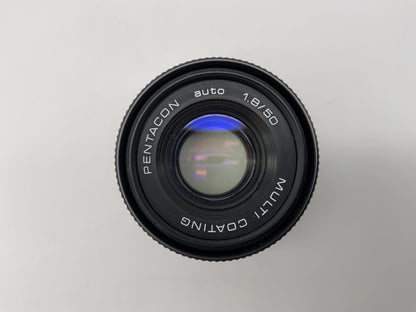 Pentacon 50mm 1:1.8 Objektiv  Multi Coating Kamera Camera Lens (M42)