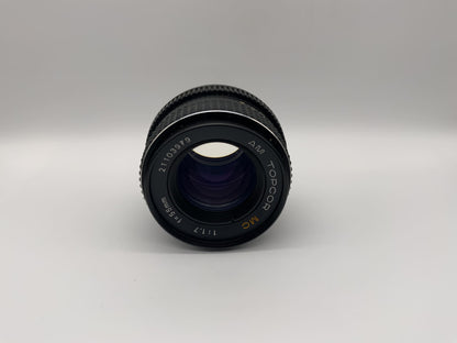 Topcor 55mm 1:1.7 Objektiv AM MC Multi Coated Kamera Camera Lens (Pentax K)