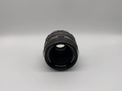 Steinheil 50mm 1:2.8 Objektiv Auto-Cassaron Zebra Kamera Camera Lens (M42)