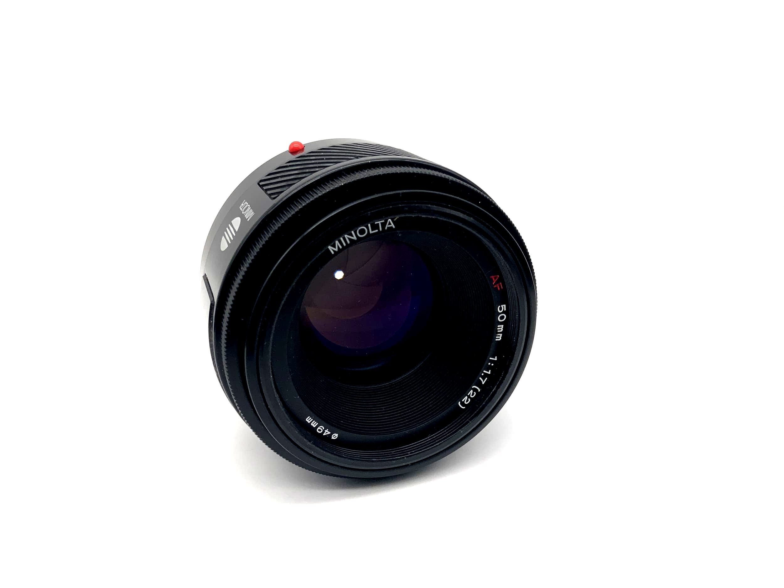 Objectif Minolta 50 mm 1:1,7 (22) pour appareil photo AF (Minolta AF/Sony A)