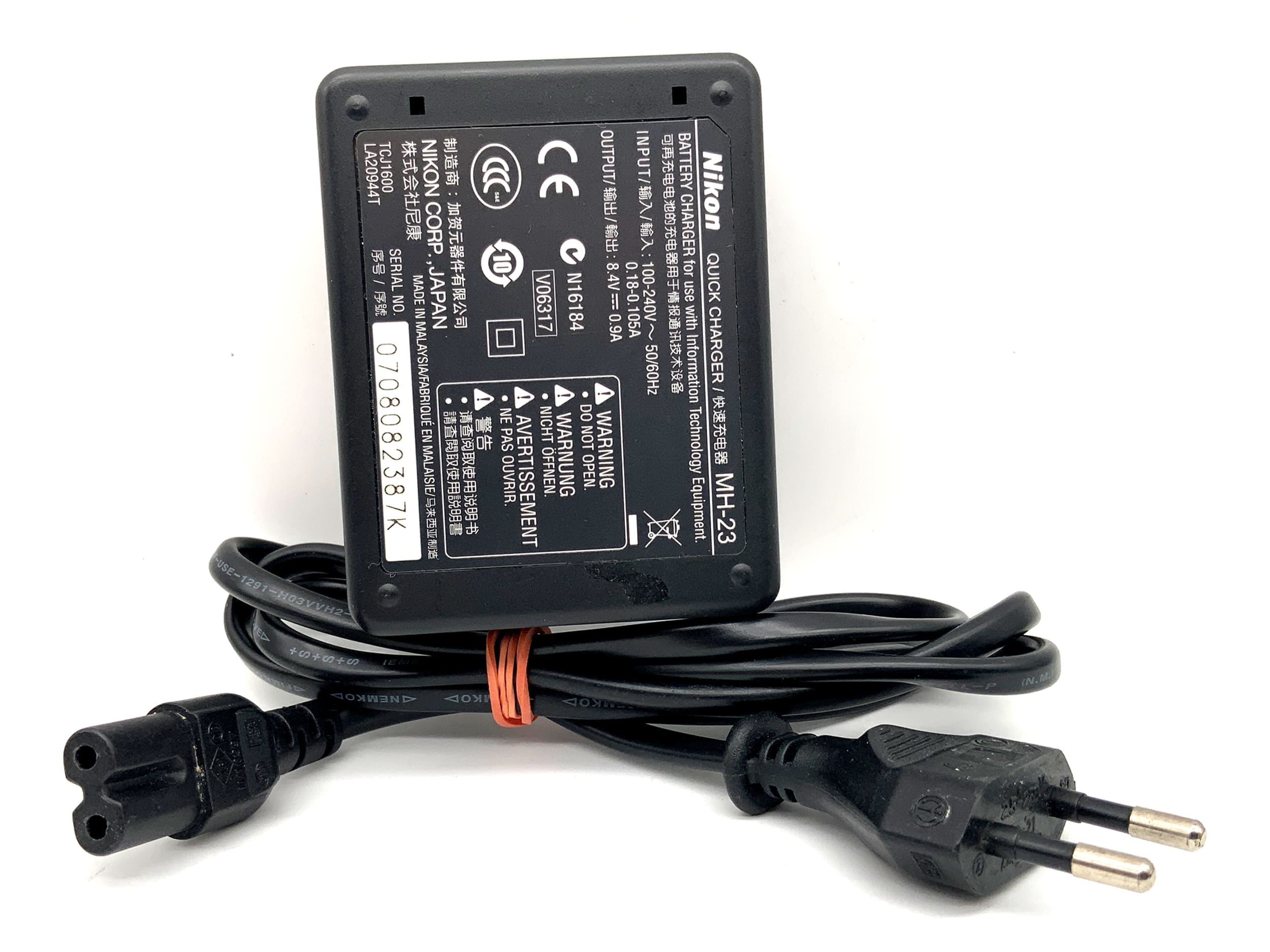 Nikon MH-23 Charger EN-EL9|EN-EL9a Battery Charger Power Adaptor