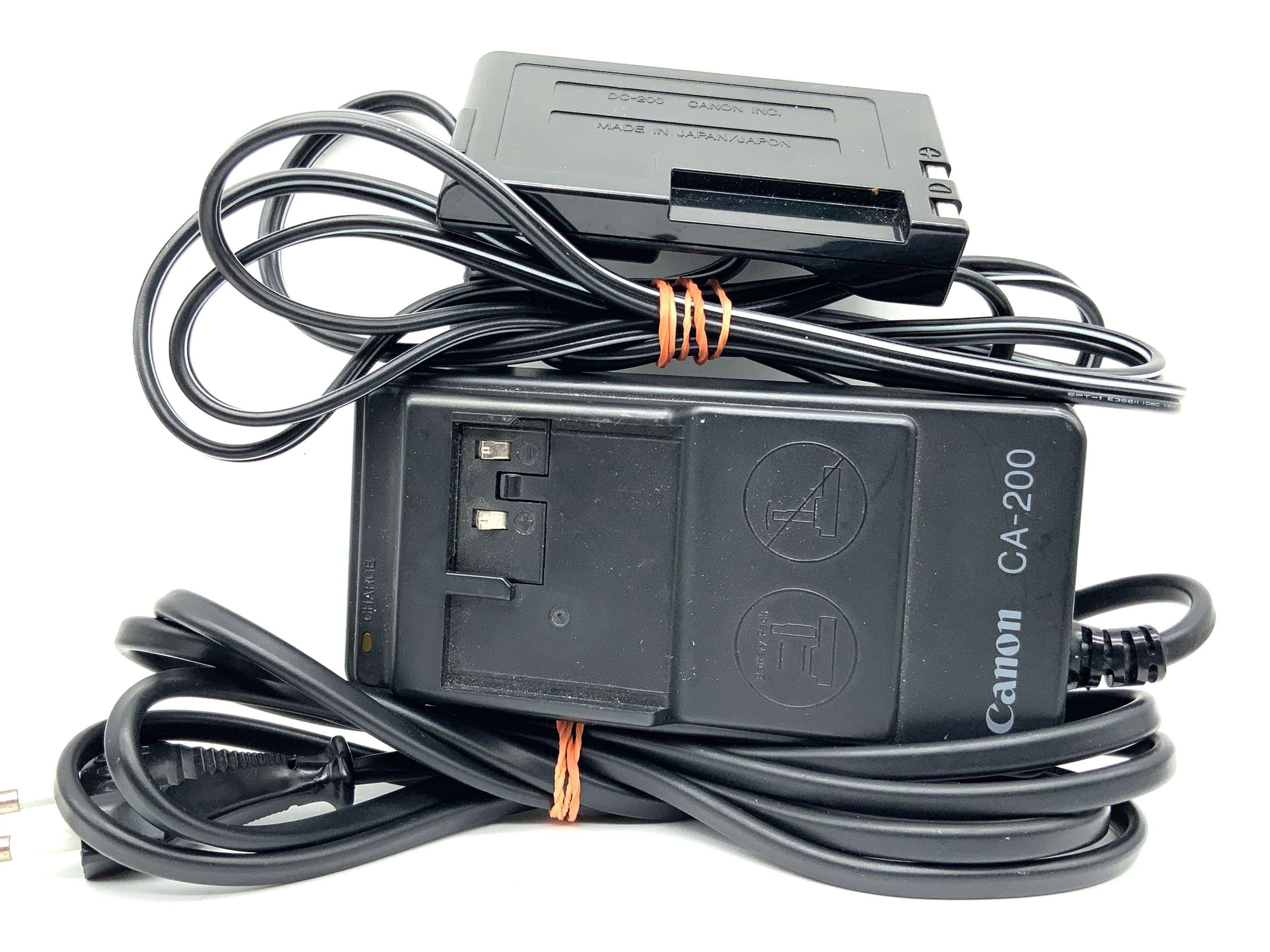 Canon CA-200 mit DC-200 Ladegerät Camcorder Battery Charger Power Adaptor
