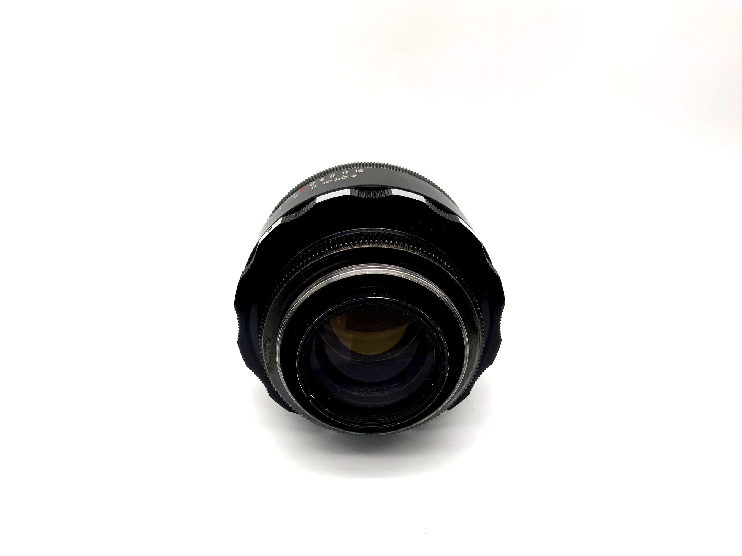 Objectif Zenit 58 mm 1:2 Helios-44, également appelé Biotar Zebra Camera Lens (M39)