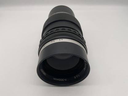 Steinheil München 300mm 1:4.5 Objektiv Tele-Quinar Kamera Camera Lens (M42)