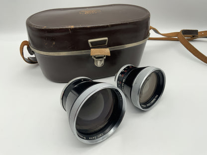 Carl Zeiss 35mm & 115mm 1:3.2 & 4 Objektiv Pro Tessar für Contaflex Lens (DKL)