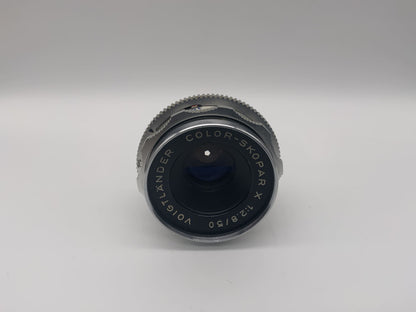 Voigtländer 50mm 1:2.8 Objektiv Color-Skopar Kamera Camera Lens (DKL Bessamatic)