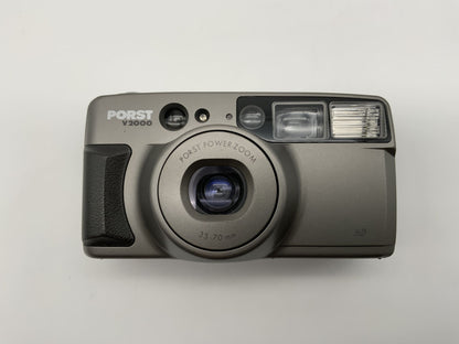 Appareil photo analogique Porst V2000 appareil photo compact 35 mm autofocus point &amp; shoot