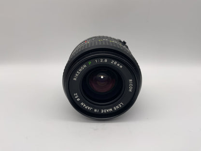 Ricoh 28mm 1:2.8 Objektiv Rikenon P Kamera Camera Lens (Pentax K)