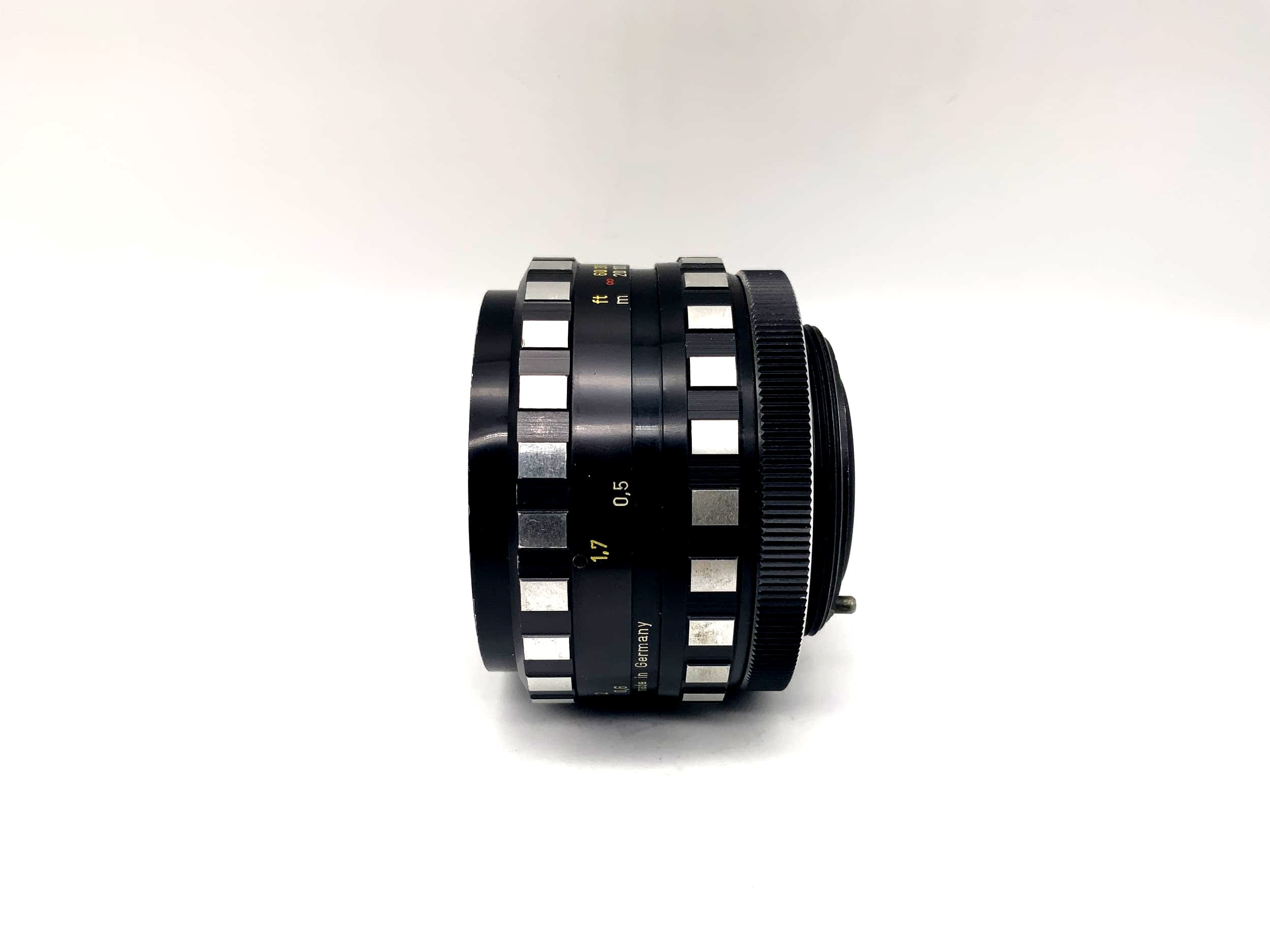 Objectif A.Schacht Ulm 50 mm 1:2,8 pour appareil photo Travenar R Zebra (M42)