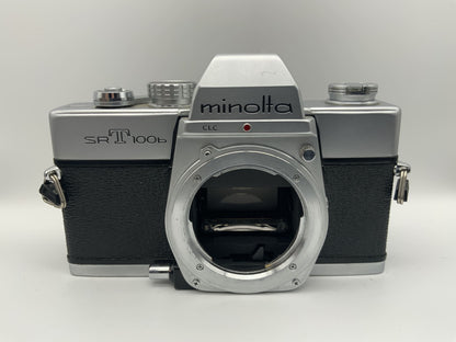 Minolta SRT 100b 35mm Spiegelreflexkamera SLR  Kamera Body Gehäuse (Minolta MD)