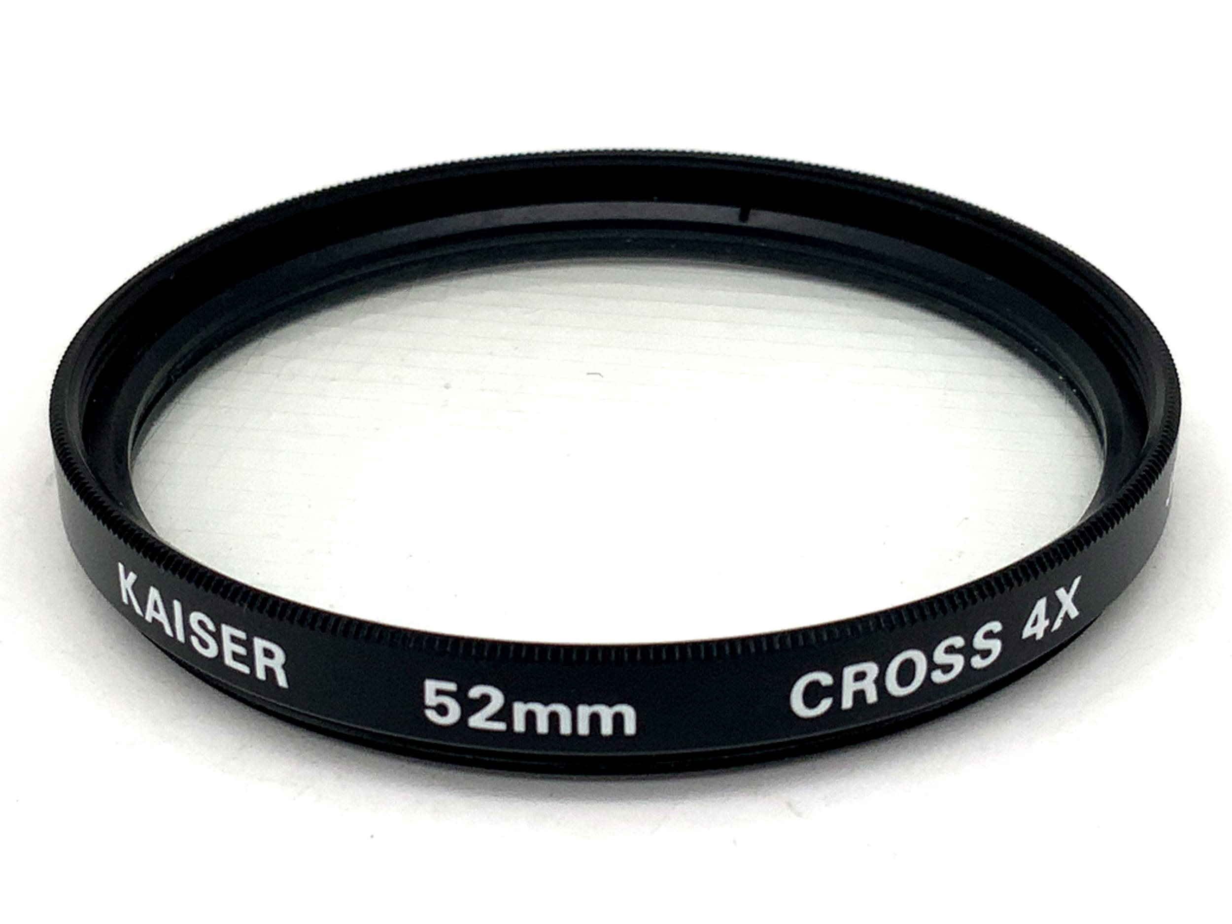 Kaiser Grid Filter Cross 4x Filter 52mm Circular Filter Thread