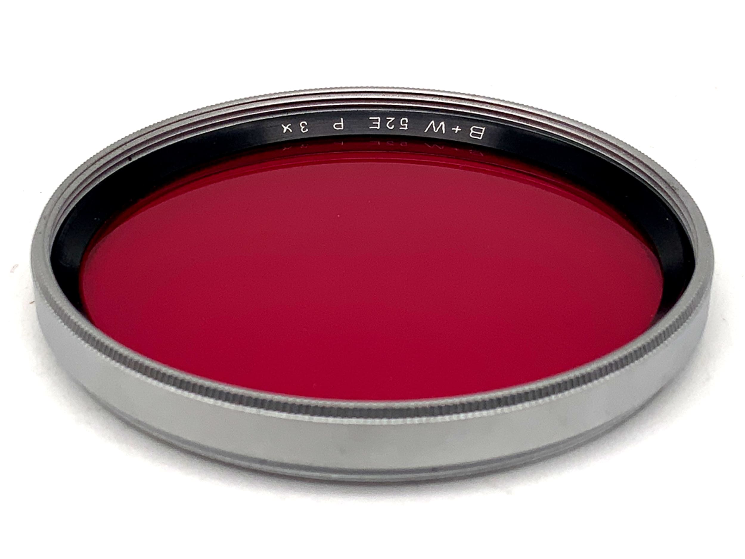 B+W Farbfilter 52E P 3x Rot Red Filter 52mm Kreisförmig Filtergewinde
