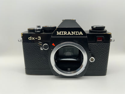 Miranda dx-3 35mm Spiegelreflexkamera SLR Body Gehäuse (M42) !Beli defekt!