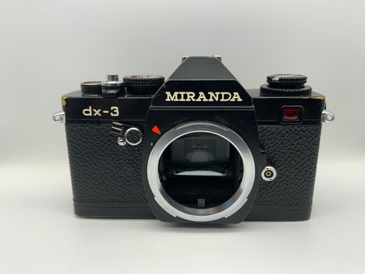 Miranda dx-3 35mm Spiegelreflexkamera SLR Body Gehäuse (M42) !Beli defekt!