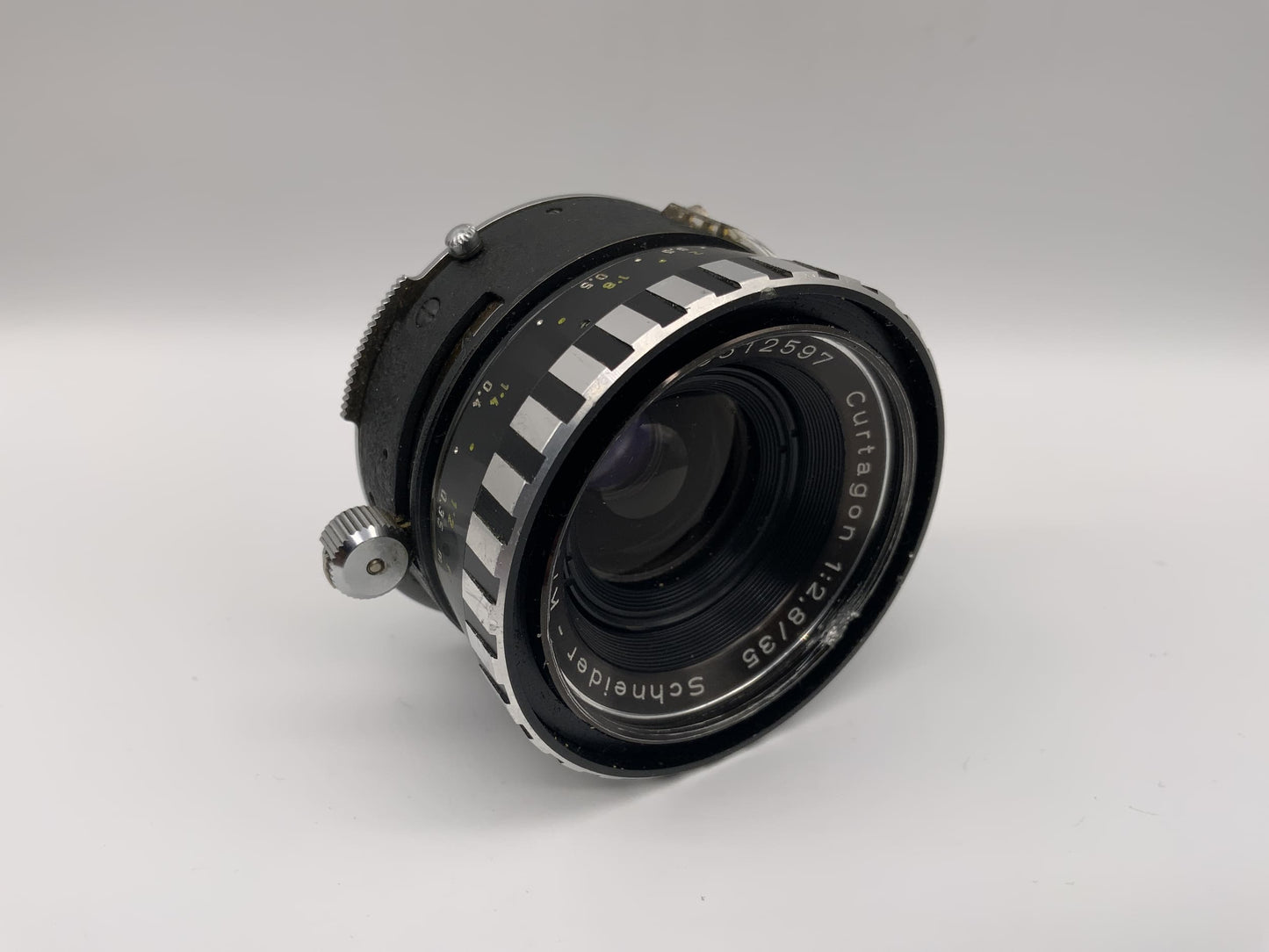 Schneider Kreuznach 35mm 1:2.8 Objektiv Curtagon Zebra Kamera Camera Lens (M42)