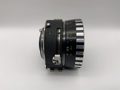 Schneider Kreuznach 35mm 1:2.8 Objektiv Curtagon Zebra Kamera Camera Lens (M42)