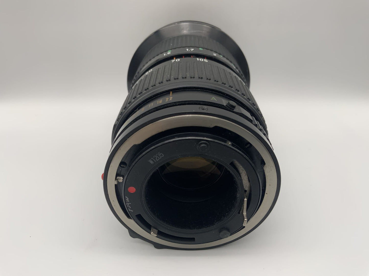 Canon 35-105mm 1:3.5 Objektiv Zoom Lens FD Macro Lens (Canon FD) Text lesen