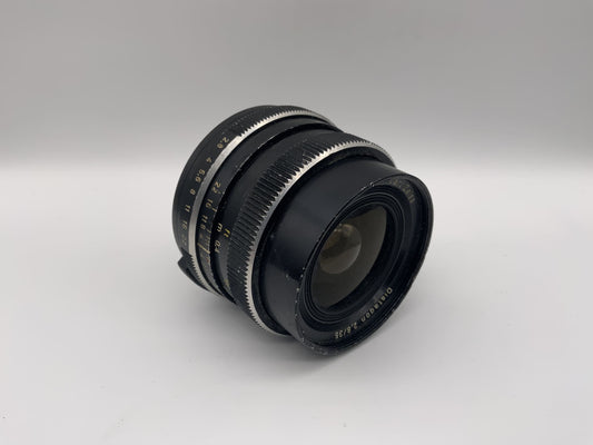 Carl Zeiss 35mm 1:2.8 Objektiv Distagon Camera Lens (Rollei QBM) Text lesen