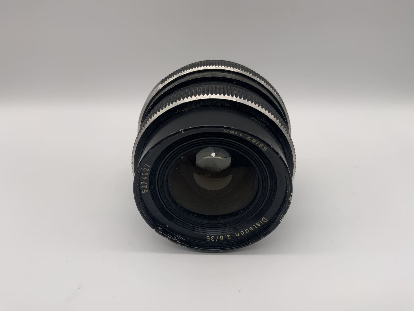 Carl Zeiss 35mm 1:2.8 Objektiv Distagon Camera Lens (Rollei QBM) Text lesen