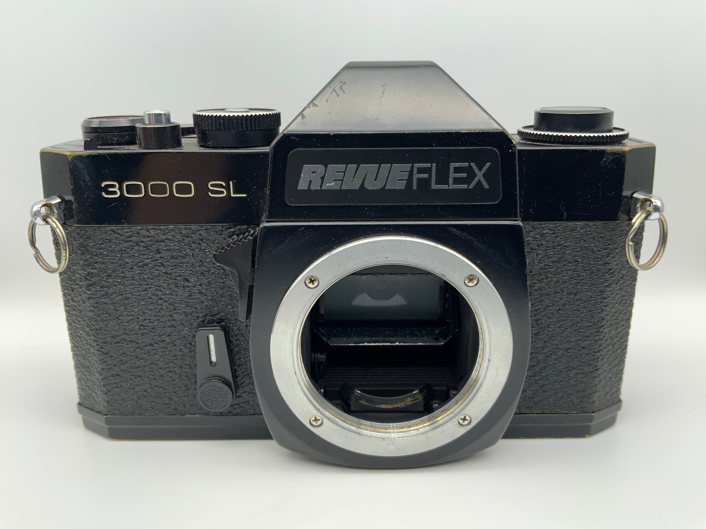 Revue Flex 3000 SL 35mm Spiegelreflexkamera SLR Body Gehäuse (M42) !Beli defekt!