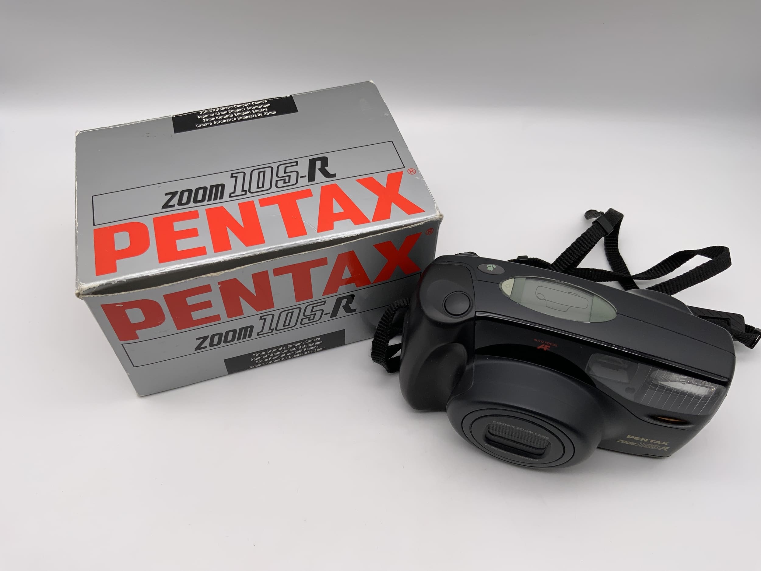 Pentax Zoom 105-R compact camera Point&amp;Shoot Camera 35mm OVP without battery