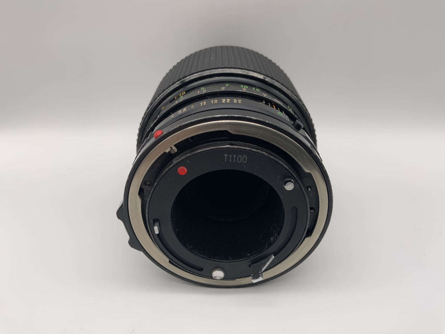 Canon 100mm 1:4 Objektiv Macro Lens FD Kamera Camera Lens (Canon FD) Text lesen