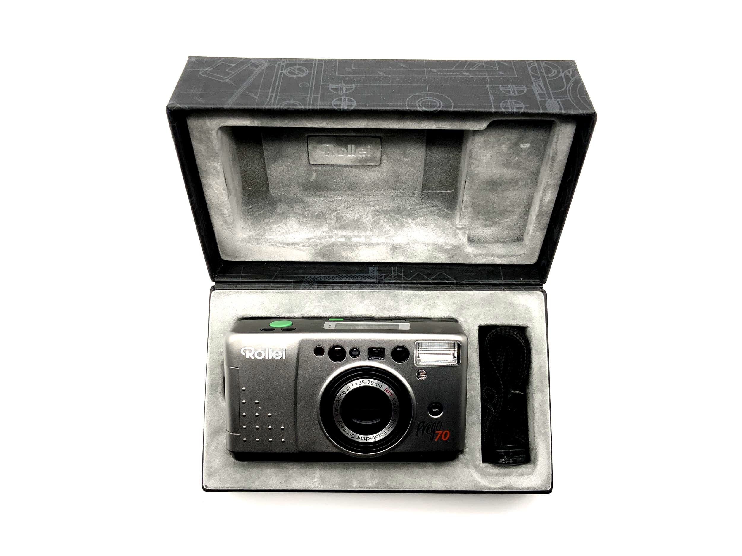 Rollei Prego 70 compact camera Point&amp;Shoot Camera 35mm OVP without battery