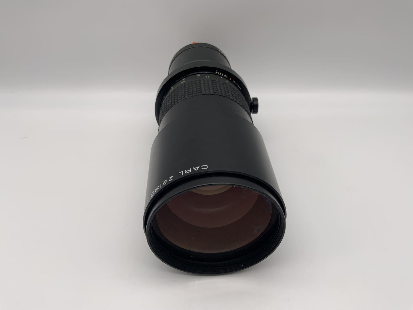 Carl Zeiss 300mm 1:4 Objektiv MC Prakticar Camera Lens (Praktica B) Text lesen