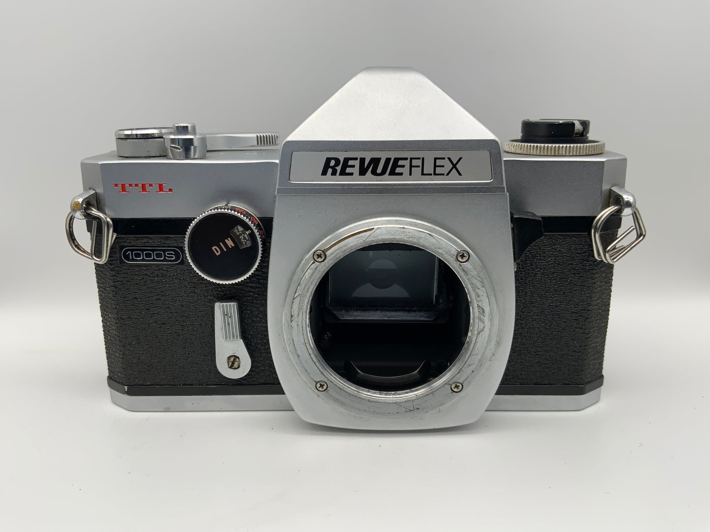 Revue Flex 1000S 35mm Spiegelreflexkamera SLR TTL Body Gehäuse !Beli defekt!