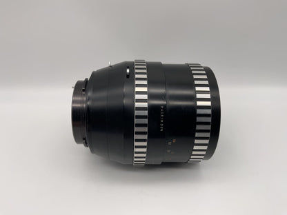 Carl Zeiss 180mm 1:2.8 Objektiv Sonnar Zebra Camera Lens (Pentacon Six) !Pilz!