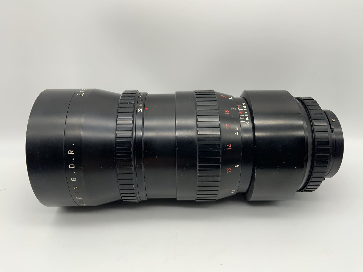 Pentacon 300mm 1:4 Objektiv 19 Blades aka Orestegor Lens (Pentacon Six) !Nebel!