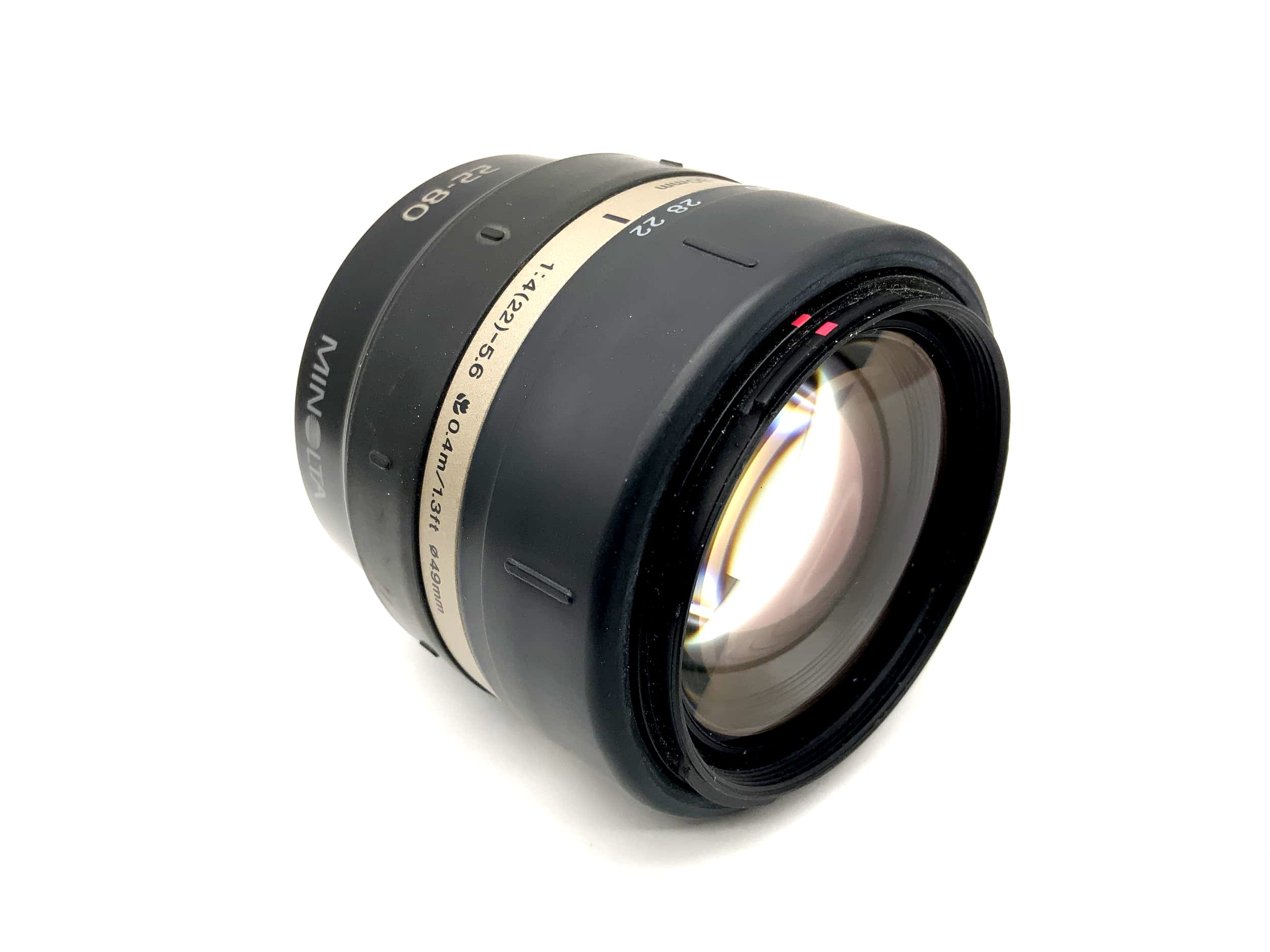 Objectif Minolta 22-80 mm 1:4-5,6 (22) Objectif V pour appareil photo (Minolta Vectis)