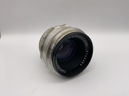 Carl Zeiss 58mm 1:2 Objektiv Biotar 10 Blades Kamera Camera Lens (M42) !Nebel!