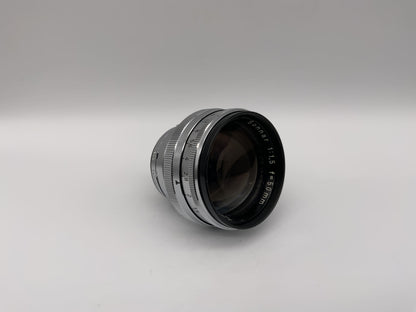 Carl Zeiss 50mm 1:1.5 Objektiv 11 Blades Sonnar Kamera Camera Lens (Contax RF)