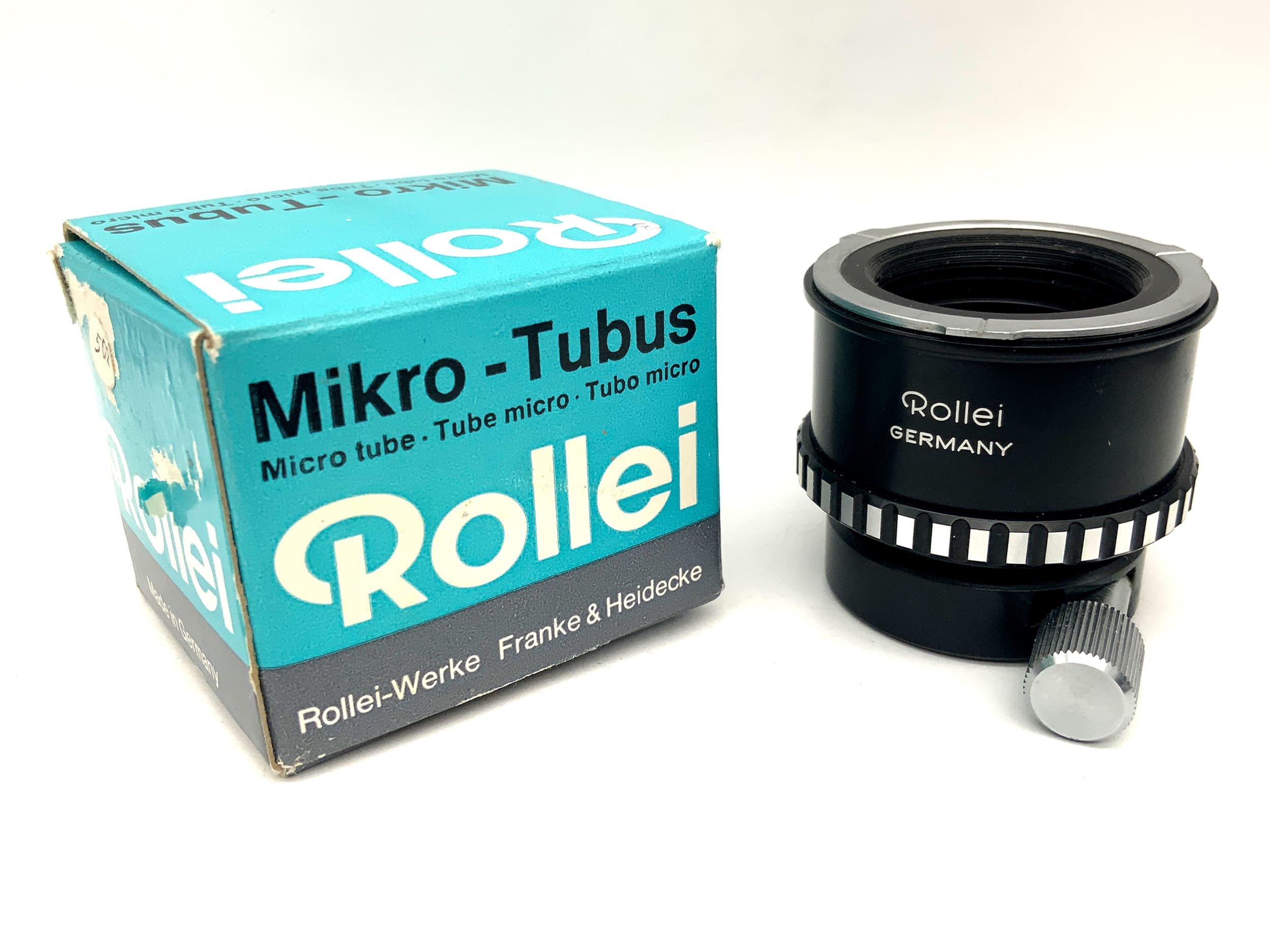 Rollei Rolleiflex Mikro-Tubus Mikroskop Adapter Bay III micro tube(Bajonett III)