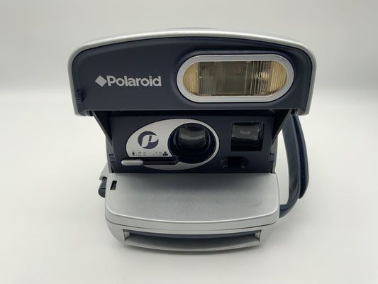 Polaroid P 600 Kompaktkamera silber Instant Kamera Sofortblidkamera