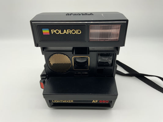 Polaroid Lightmixer AF 660 Sofortbildkamera für 600er Filme Instantkamera schwarz