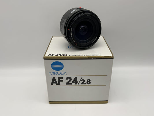 Minolta 24mm 1:2.8 Objektiv AF Lens mit OVP Camera Lens (Minolta AF/Sony A)