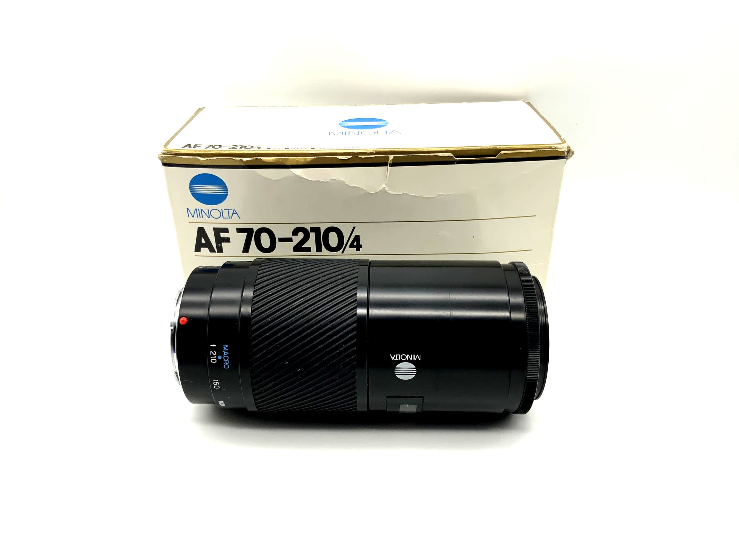 Objectif Minolta 70-210 mm 1:4 AF avec objectif d'appareil photo OVP (Minolta AF/Sony A)