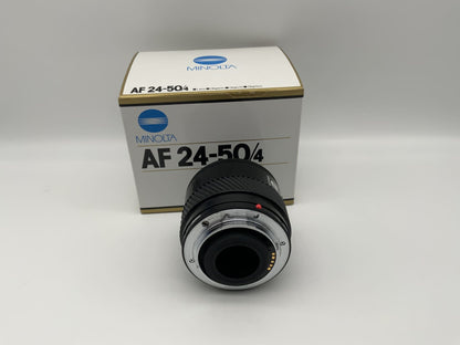 Minolta 24-50mm 1:4 Objektiv AF Lens mit OVP Camera Lens (Minolta AF/Sony A)