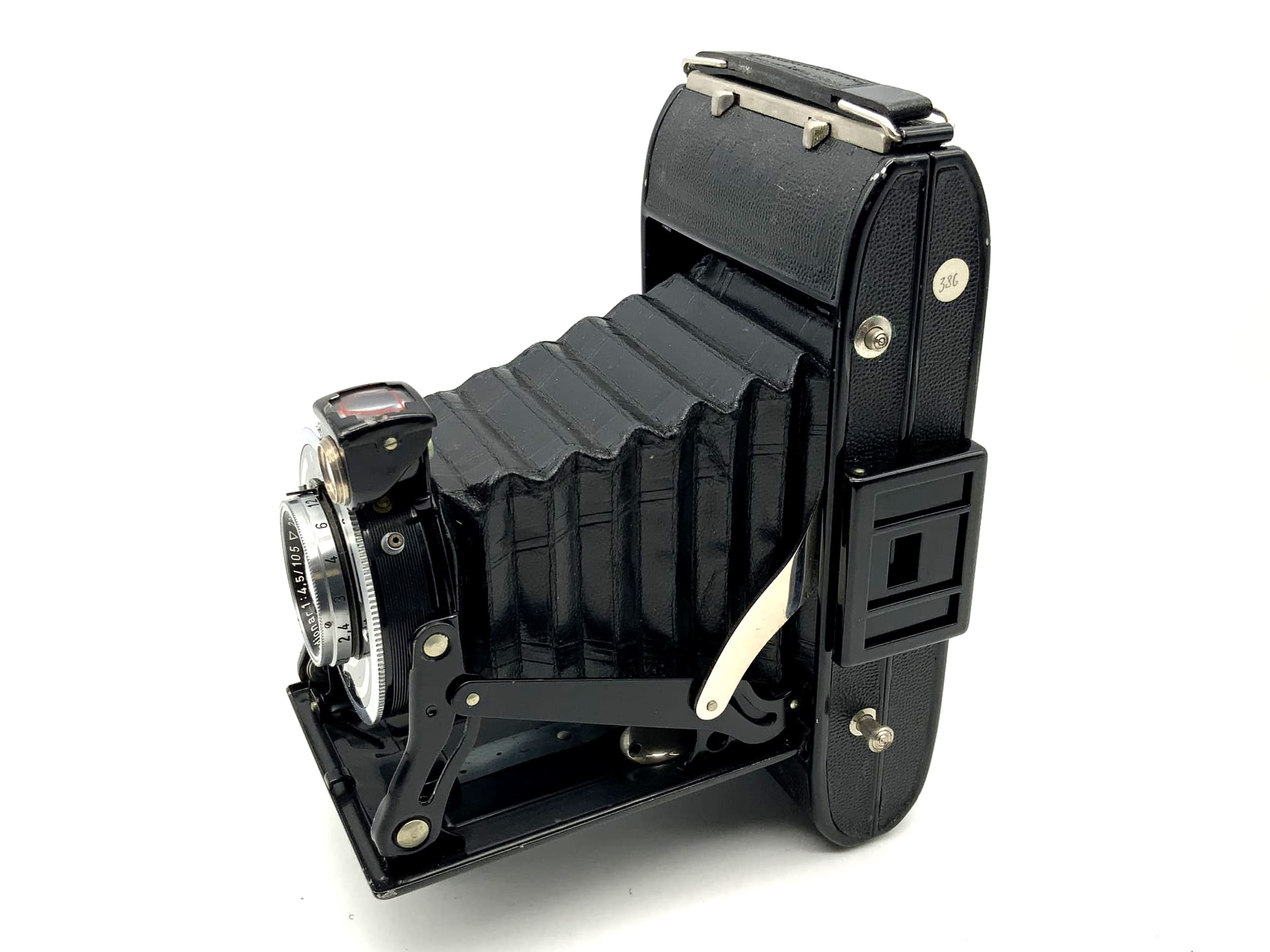 Appareil photo pliable Adox Sport avec Radionar 1:4.5 105mm Vario Schneider Kreuznach